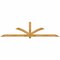 Ekena Millwork Redmond Rough Sawn Timber Gable Bracket, Western Red Cedar, 108"W x 27"H x 2"D x 4"F, 6/12 Pitch GBW108X27X0204RED00RWR - alternate 1